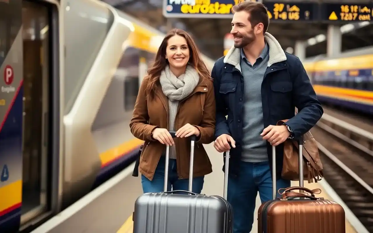 Eurostar Equipaje a bordo - Pareja