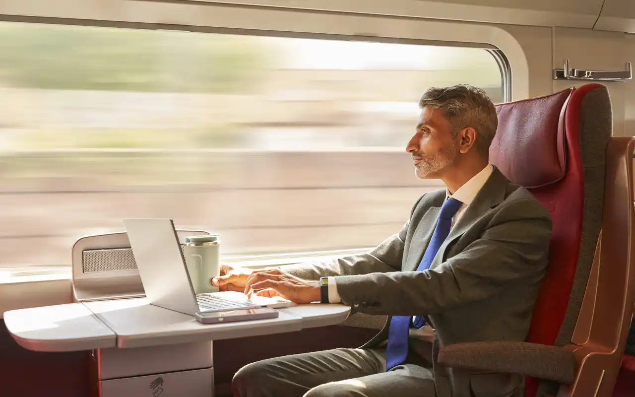 Pasajero en clase Eurostar Standard Premier: Standard Plus